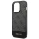 6. Guess GUHCP14LG4GLGR iPhone 14 Pro 6,1" szary/grey hard case 4G Stripe Collection