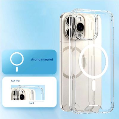 6. Clear Corner Case MagSafe für iPhone 16 Plus – transparent