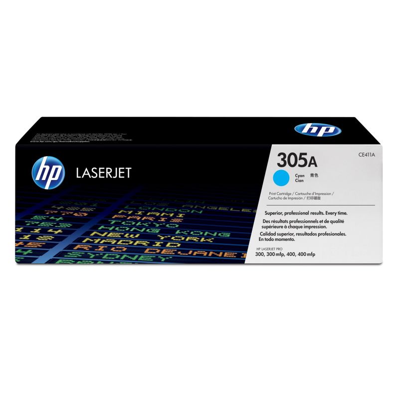 3. Original HP 305A Cyan LaserJet Tonerkartusche