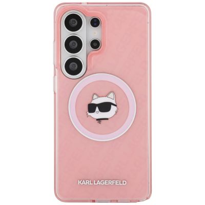 3. Karl Lagerfeld IML Repeated Choupette MagSafe Hülle für Samsung Galaxy S26 Ultra - Pink