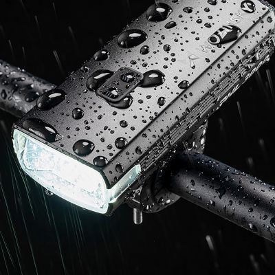 11. Wozinsky Fahrrad-Frontlicht + USB-C-Kabel (3000 lm) - Schwarz