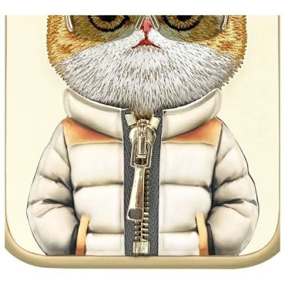 9. Nimmy Cool&Cute 2.0 Katzenhülle für iPhone 16 - Grün
