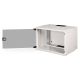 3. 19" 7U Wand-Netzwerkschrank, SOHO PRO 370 x 540 x 400 mm, Glastür, grau, unmontiert, 60 kg