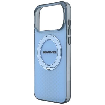 6. Mercedes AMG IML Double Layer Urban Line Hülle mit Ringständer und MagSafe-Funktion für iPhone 18 Pro Max / 17 Pro Max – blau