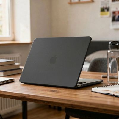 6. Tech-Protect SmartShell Hülle für MacBook Neo 13" 2026 - Schwarz