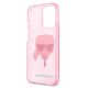 7. Karl Lagerfeld Glitzer Karl's Head Case für iPhone 13 Pro Max - Pink