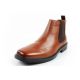 3. Skechers Herrenschuhe Chelsea Boots Miller-Boris elegantes Leder braun