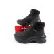 10. Lee Cooper Damen Winter-Wandersportschuhe, isoliert, schwarz, Schnürung