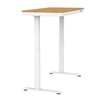 18. ACTIVEJET Schreibtisch mit elektrischer Höhenverstellung, Höhe 120x60 ET119S weiß/eiche
