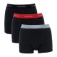 Calvin Klein Herren-Boxershorts Relaxed, 3er-Pack, modisch, aus Baumwolle, schwarz und mehrfarbig