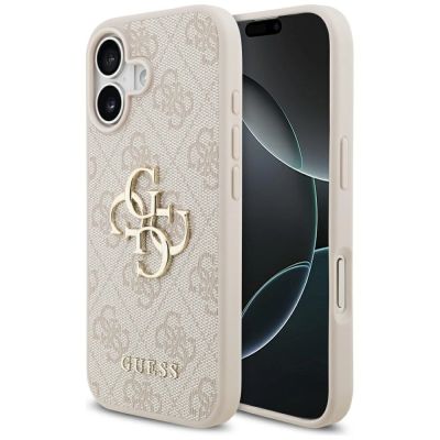 Guess 4G Big Logo Hülle für iPhone 17 - Rosa