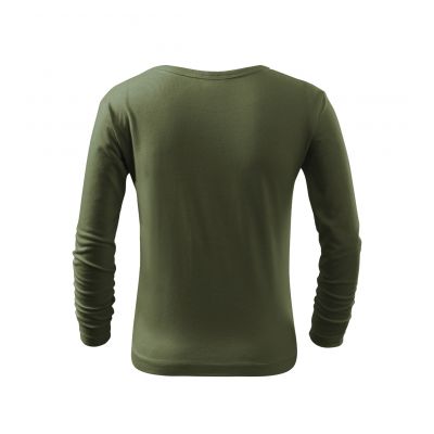 2. Malfini Fit-T LS Jr T-Shirt MLI-12109 khaki