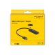 6. DeLOCK Adapter HDMI-A Stecker auf USB Typ-C Buchse schwarz
