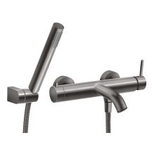 Badewannenarmatur mit Duschset, Gunmetal
