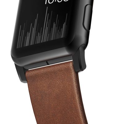 25. Nomad NM1A4RBM00 Smart-Armband aus braunem Leder