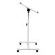 5. MACLEAN Mobiler Schreibtisch-/Laptopständer, Weiß, Höhenverstellbar 59–89 cm, max. 30 kg, MC-121 W