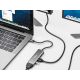 6. Externe USB-Grafikkarte Equip 133485, 3840 x 2160 Pixel, Schwarz, Silber