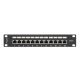 4. Patchpanel Lanberg PPF6-9012-B (1U; 10"; Kat. 6; FTP; 12xRJ-45)