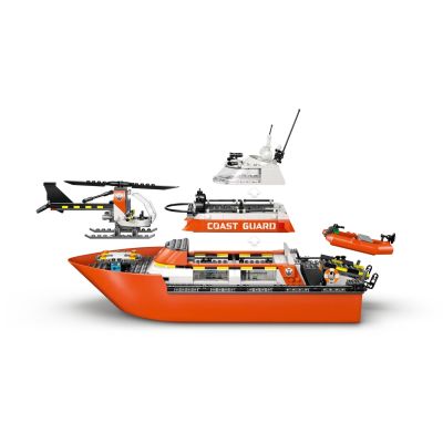 5. LEGO CITY 60504 Rettungsboot und Hubschrauber der Küstenwache