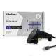 2. QOLTEC Laser-Barcodeleser | 1D | USB | Schwarz