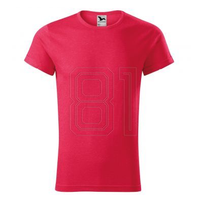 3. Malfini Fusion M T-Shirt MLI-163M7 rot meliert