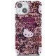3. Hello Kitty IML Tags Graffiti-Hülle für iPhone 15 – Rosa