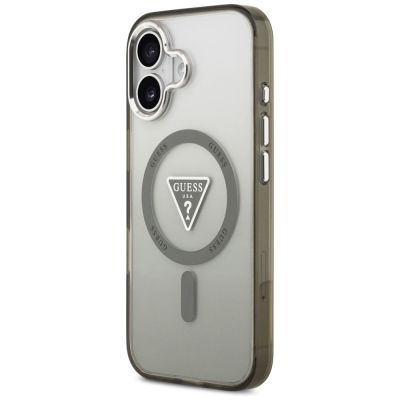 2. Guess IML Gradient Triangle Logo MagSafe Hülle für iPhone 17 - oliv