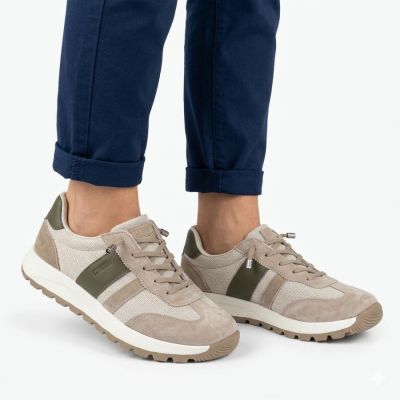 5. Beige Herren-Sneaker aus Leder, Big Star TT174052