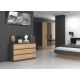 Kommode M6 120x30xH77 anthrazit/artisan