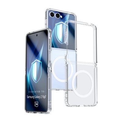 9. 3mk Armor MagCase für Samsung Galaxy Z Flip 7 - Transparent