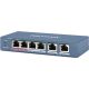 2. Hikvision DS-3E0106HP-E Netzwerkverbindungen Unmanaged Fast Ethernet (10/100) PoE-Unterstützung Blau