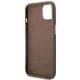 7. Guess GUHCP14MHG4SHW iPhone 14 Plus 6,7 "braun / braunes Hartschalenetui 4G Vintage Gold Logo