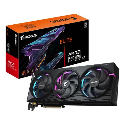 13. Gigabyte Radeon RX 9070 XT AORUS ELITE 16GB Grafikkarte