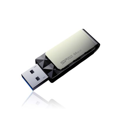 4. Pendrive Silicon Power Blaze B30 64GB USB 3.1 schwarz (SP064GBUF3B30V1K)