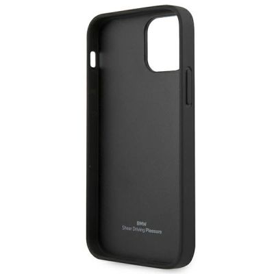 7. BMW Leather Curve Perforate Case für iPhone 12 Pro Max – Schwarz