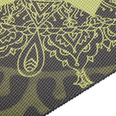 4. Gaiam Cool Matcha Sundial Layers 5mm 65735 Yogamatte