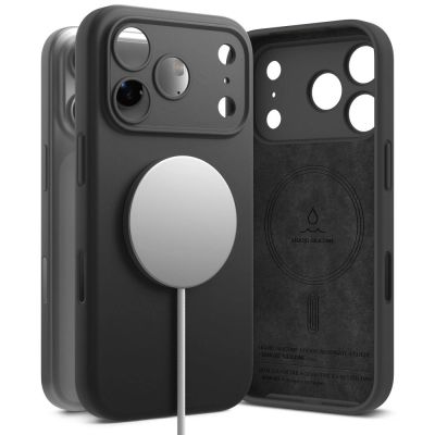 Ringke Silikon MagSafe Hülle für iPhone 18 Pro – Schwarz