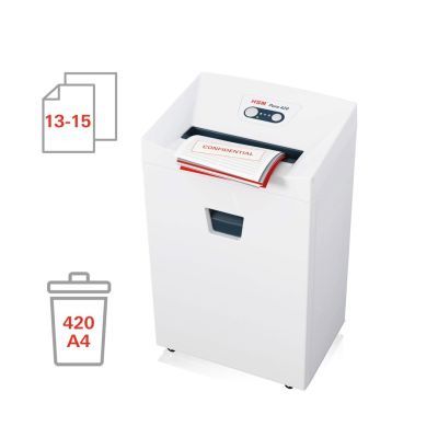 7. HSM Pure 420 Aktenvernichter, 35 l, 4,5 x 30 mm
