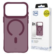 3mk Smoke MagCase Hülle für iPhone 18 Pro Max / 17 Pro Max – bordeauxrot