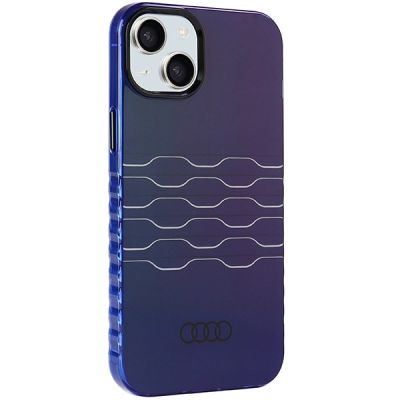 6. Audi IML MagSafe Hülle für iPhone 15 Plus / 14 Plus - blau