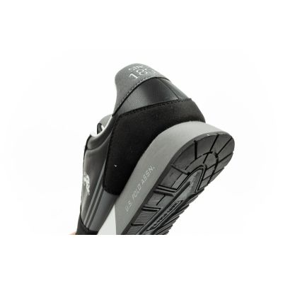 7. US Polo Assn Sportschuhe, Sneaker für Herren, modisch, bequem, schwarz