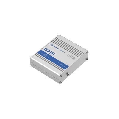 6. Teltonika TSW101 Gigabit Ethernet (10/100/1000) PoE-Unterstützung Metallic