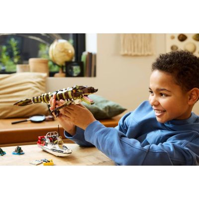 4. LEGO Jurassic World 76974 – Bootsmission und Mosasaurus-Modell