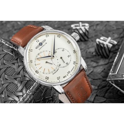 5. Herrenarmbanduhr ZEPPELIN New Captain's Line Automatic 8662-1 + BOX
