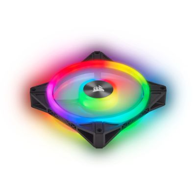 8. Corsair | QL-Serie Dual 140-mm-PWM-Lüfter-Kit mit CORE Lighting Node | QL140 RGB-Beleuchtung | Gehäuselüfter