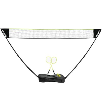 5. VIRTUFIT 2-IN-1 TRAGBARES BADMINTON- UND TENNISSET - INKLUSIVE TASCHE UND SCHLÄGER