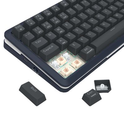 3. REDRAGON K708-RGB-PRO FLEKACT Tastatur USB + RF Wireless + Bluetooth Schwarz