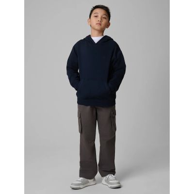 13. Jungen-Sweatshirt mit Kapuze, offen, 4F 4FJWMM00TSWSM1860-31S