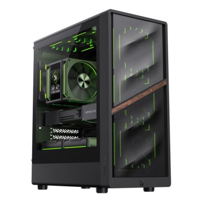 3. GameMax AERIS 330 MB Mini-Tower Schwarz