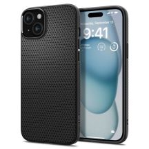 Spigen Liquid Air Hülle für iPhone 15 – Mattschwarz
